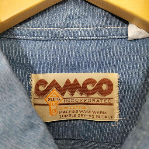カムコ CAMCO レギュラーカラー シャンブレーS/Sシャツ メンズ import:M